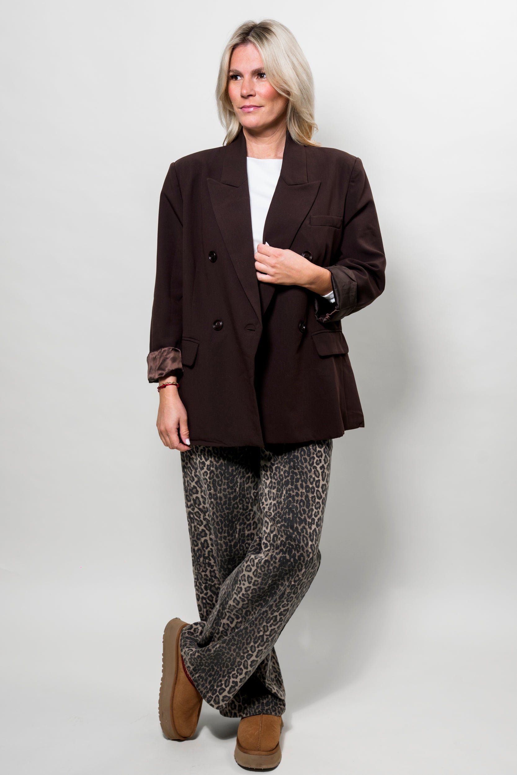 Oversize Blazer braun