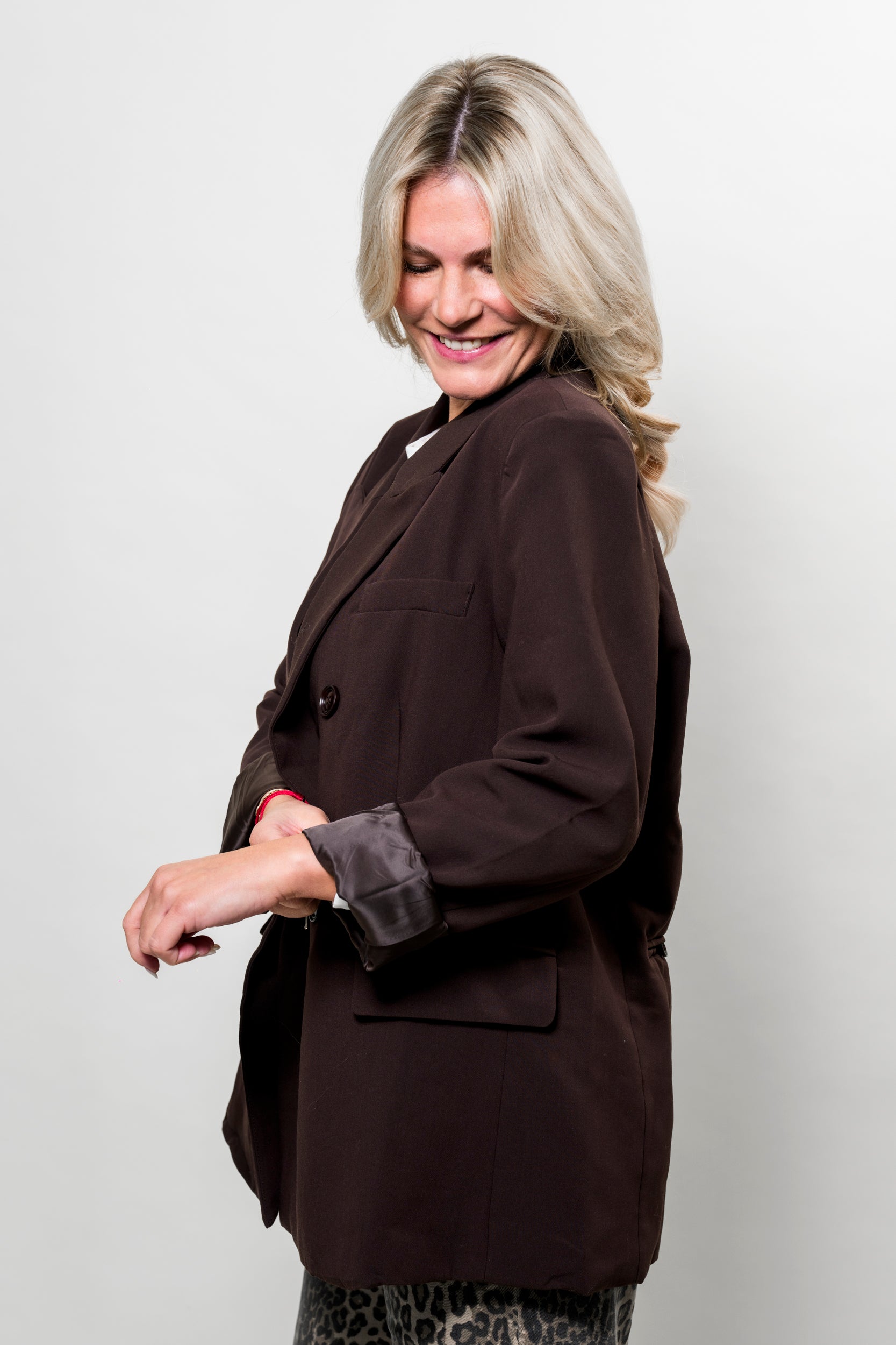 Oversize Blazer braun