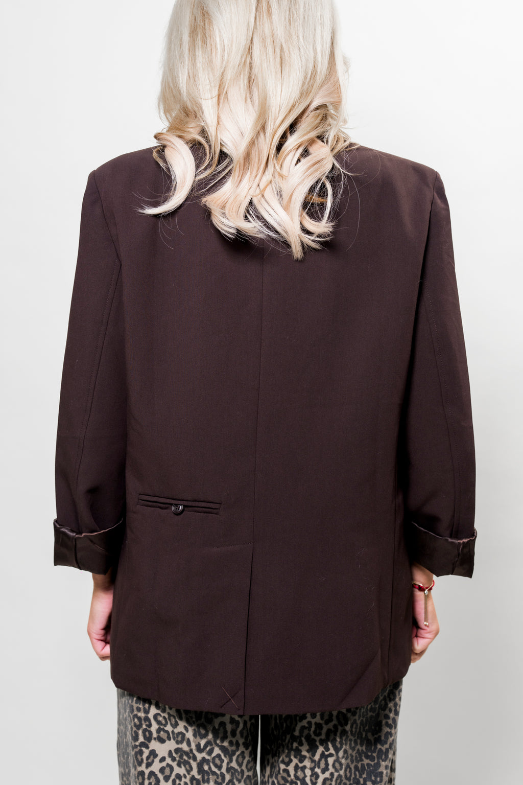 Oversize Blazer braun