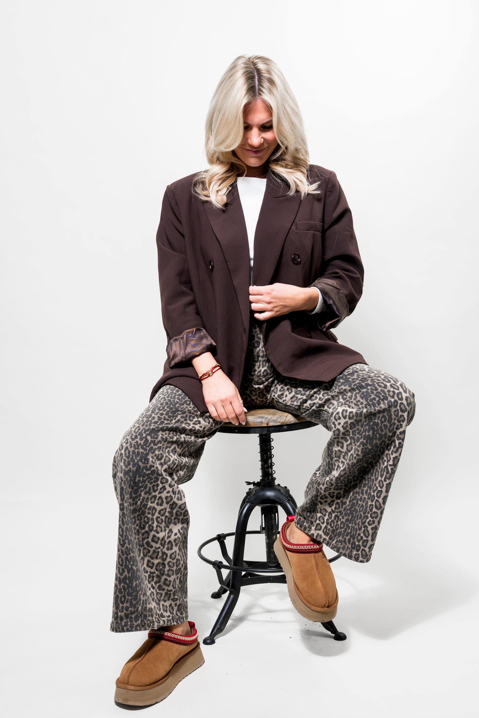 Oversize Blazer braun