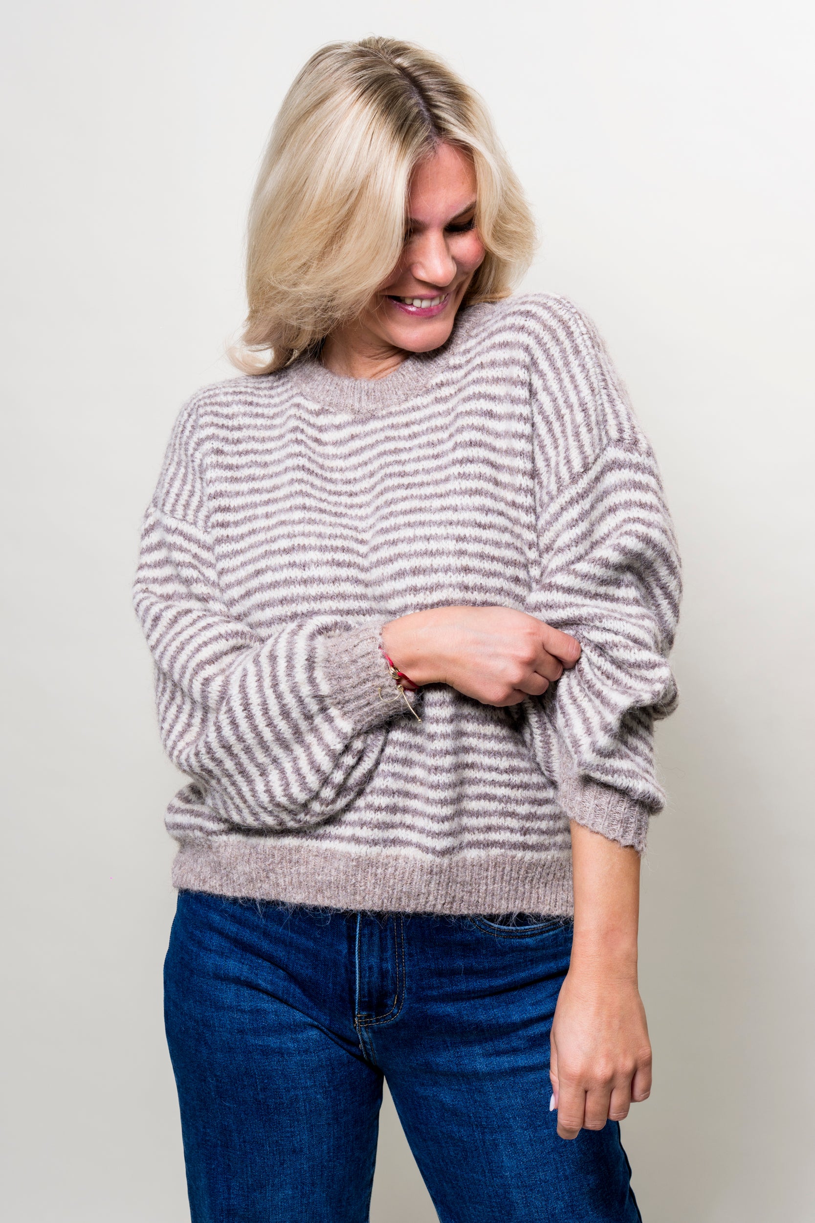 Onesize Pullover beige/taupe