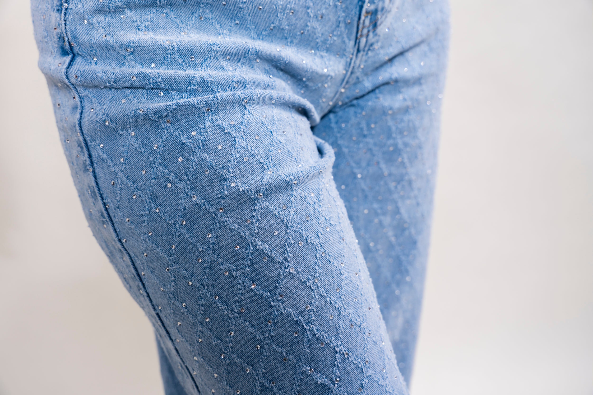 Glitzer Ballon Jeans